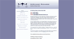 Desktop Screenshot of mcwhinneyrichards.co.uk