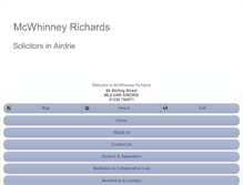 Tablet Screenshot of mcwhinneyrichards.co.uk